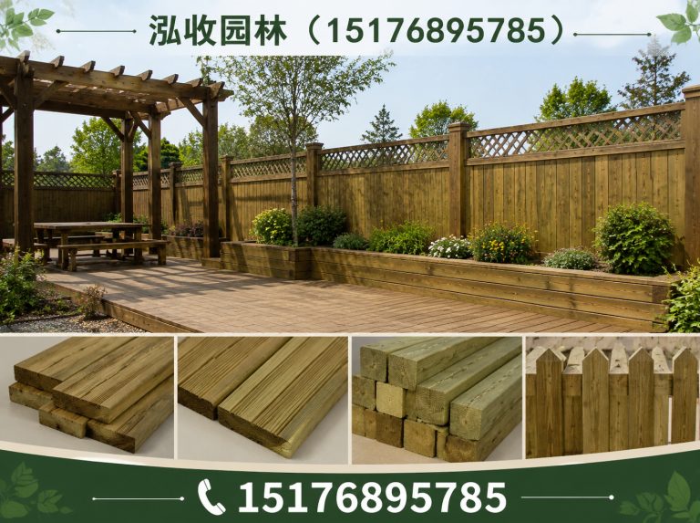 烟台防腐木展示图